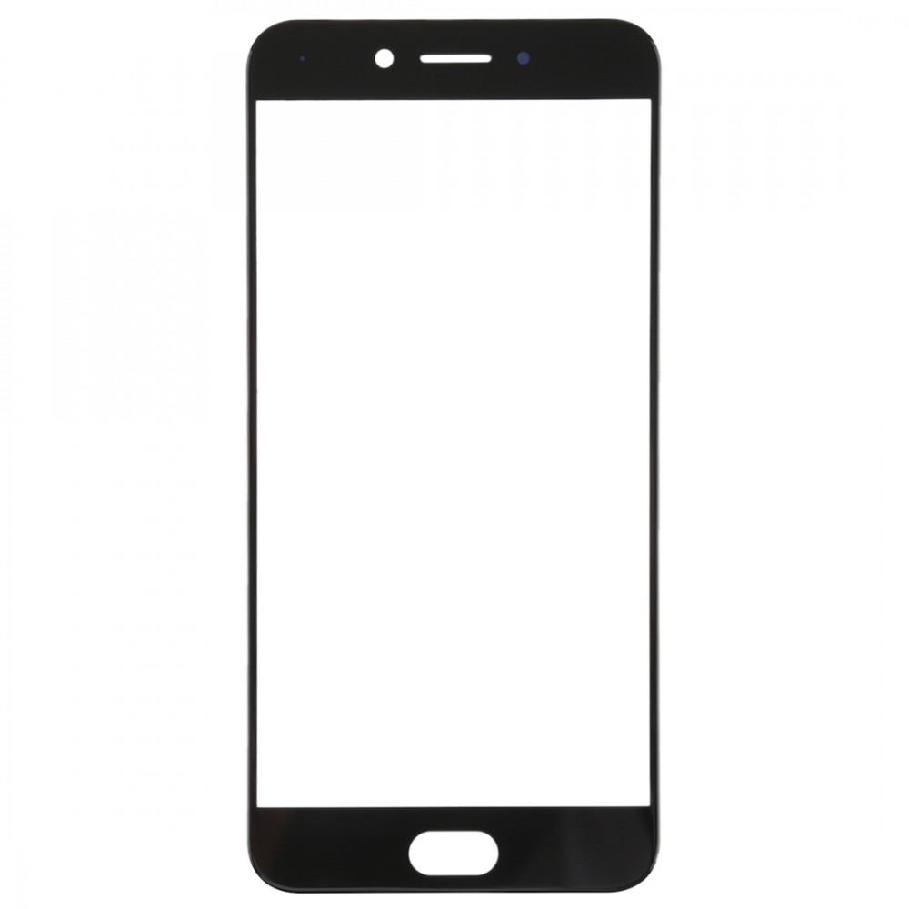 Front Screen Outer Glass Lens for OPPO A77 / A77T(Black) Oppo Replacement Parts Oppo A77